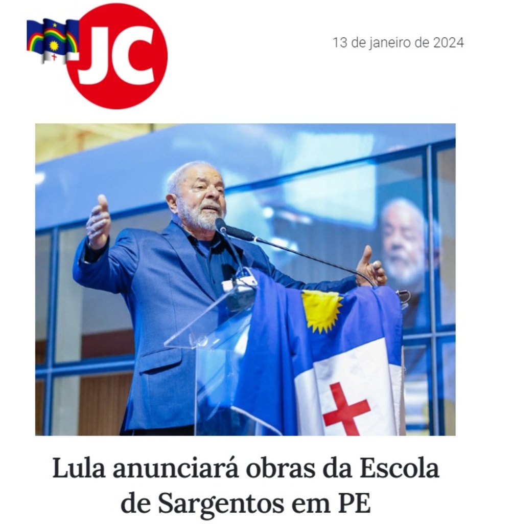 Lula vai a Recife e pode anunciar a obra da ESA esta semana