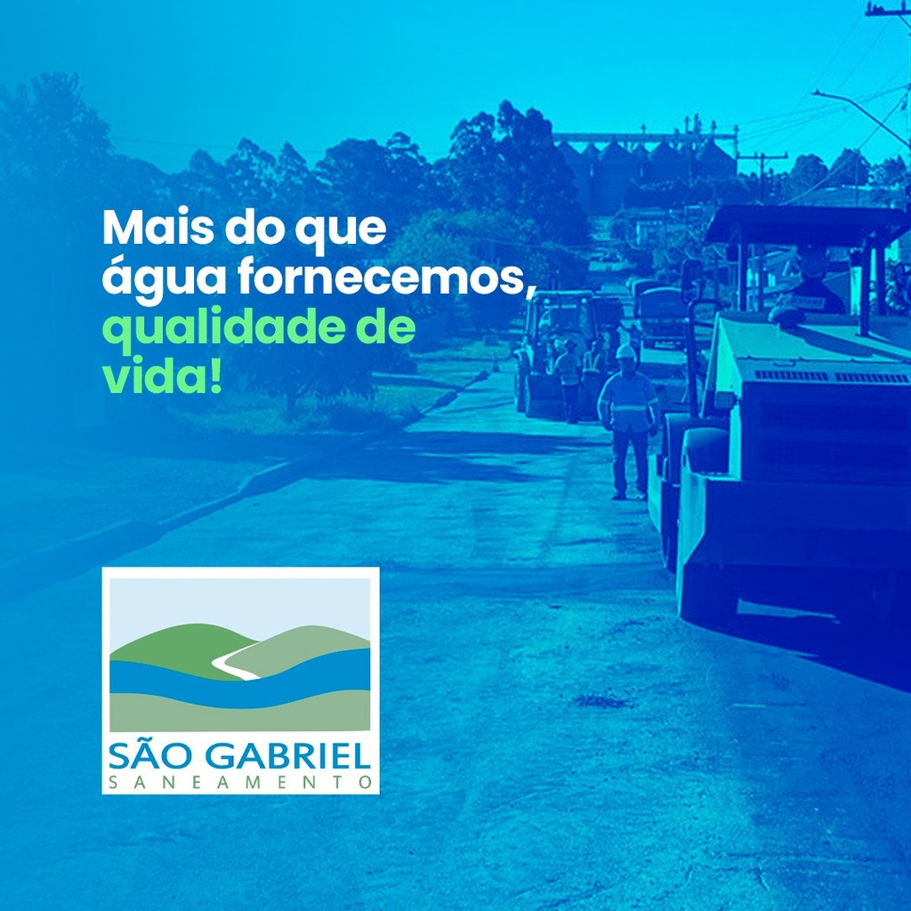 São Gabriel Saneamento divulga cronograma de obras na cidade