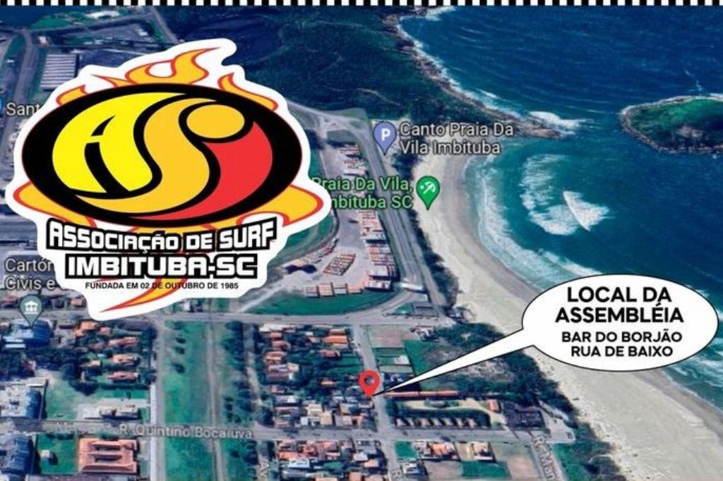 Associação de Surf de Imbituba convoca para a 1ª assembleia geral de 2024