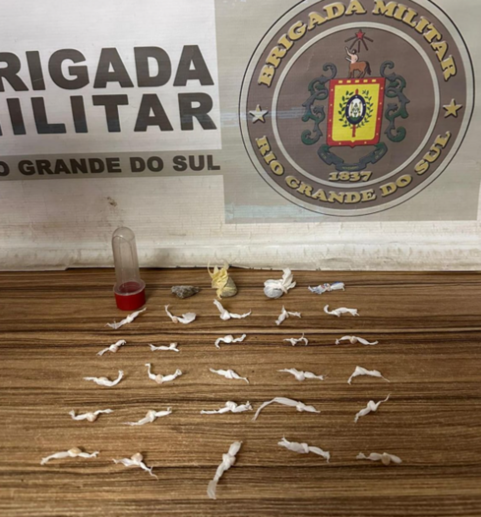 Brigada Militar prende homem por tráfico de drogas na Horta Pública