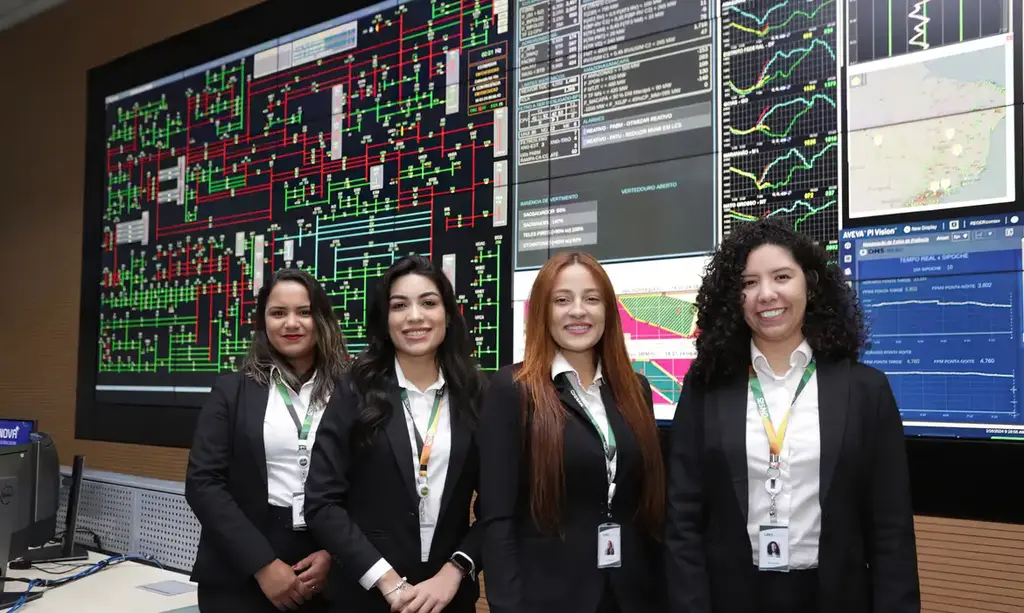 Pela 1ª vez, equipe feminina responde por centro de operações do ONS