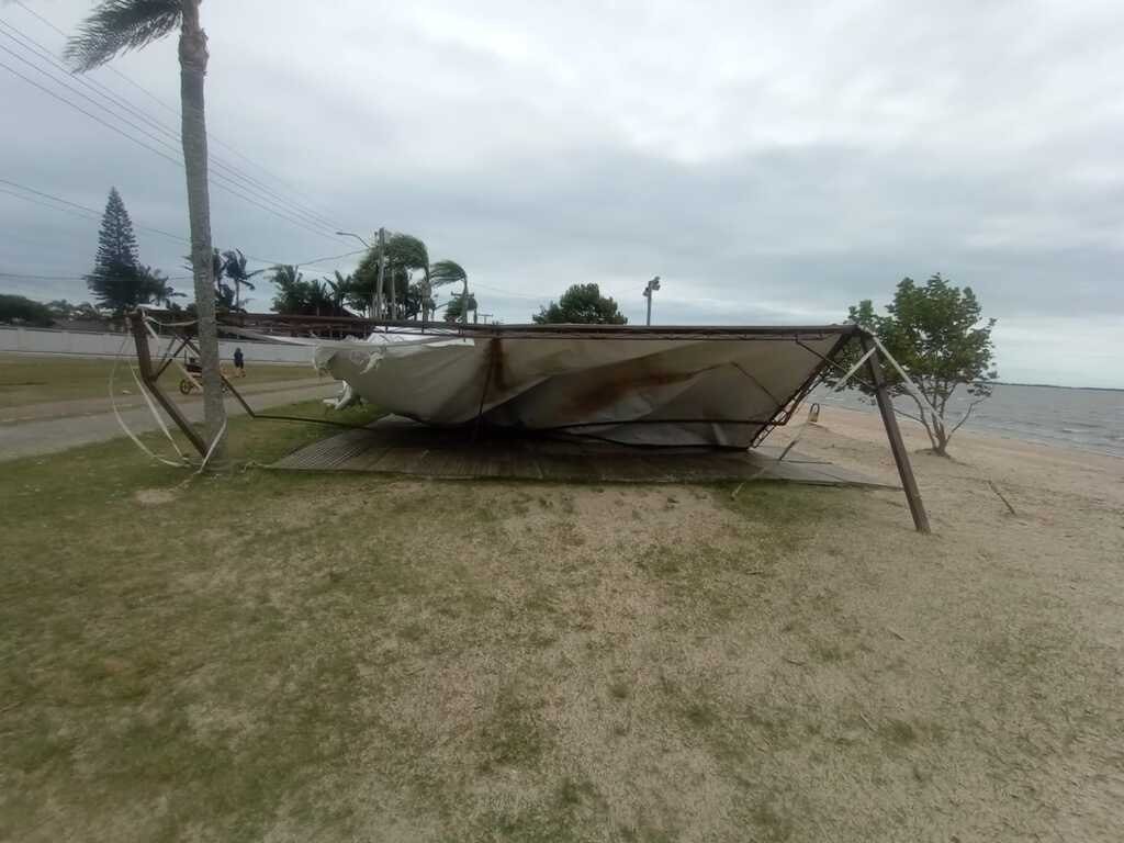 Temporal passa pela Zona Sul sem grandes estragos