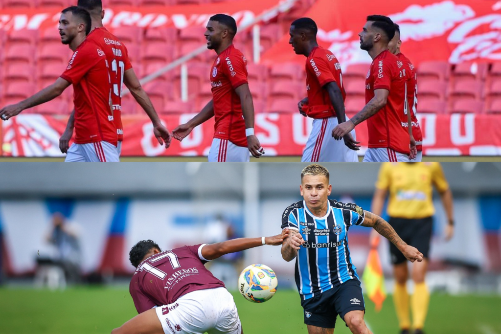 Fotos: Lucas Uebel (Grêmio) e Ricardo Duarte (Inter) - 