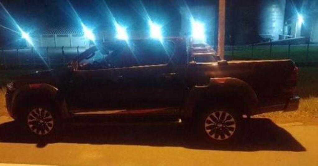 Homem foge da polícia na BR-470 e é preso em Ascurra com camionete furtada