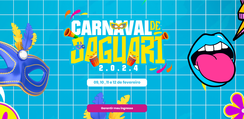 Tradicional Carnaval de Jaguari será de 9 a 12 de fevereiro; confira mais detalhes