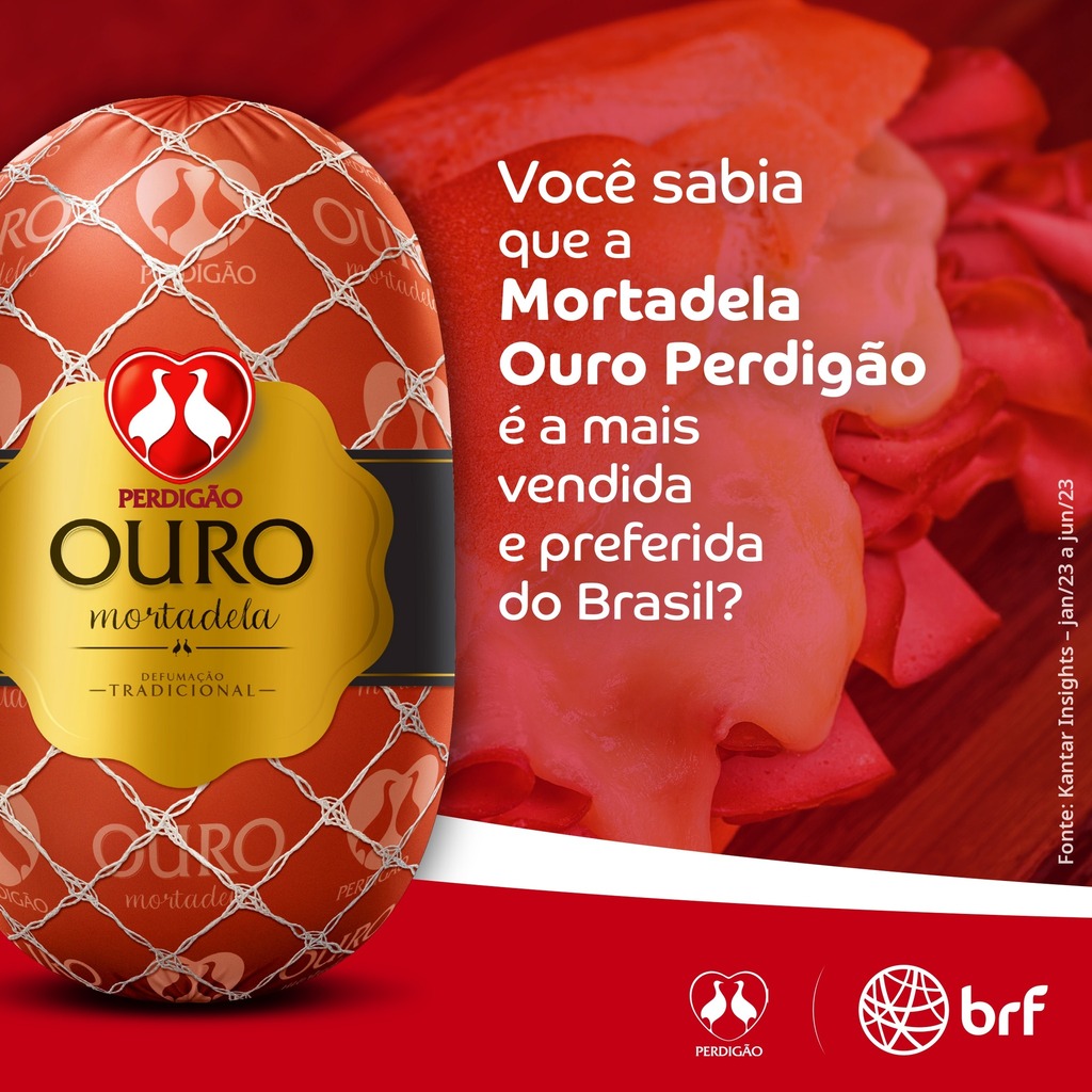 A Mortadela Ouro Perdigão é a queridinha do Brasil