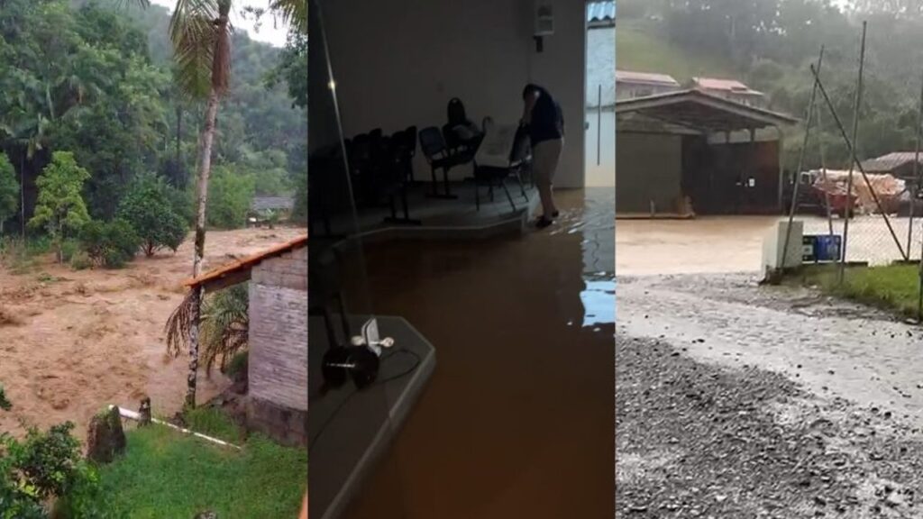 Temporal com enxurrada deixa uma pessoa morta, causa alagamentos e danos em SC