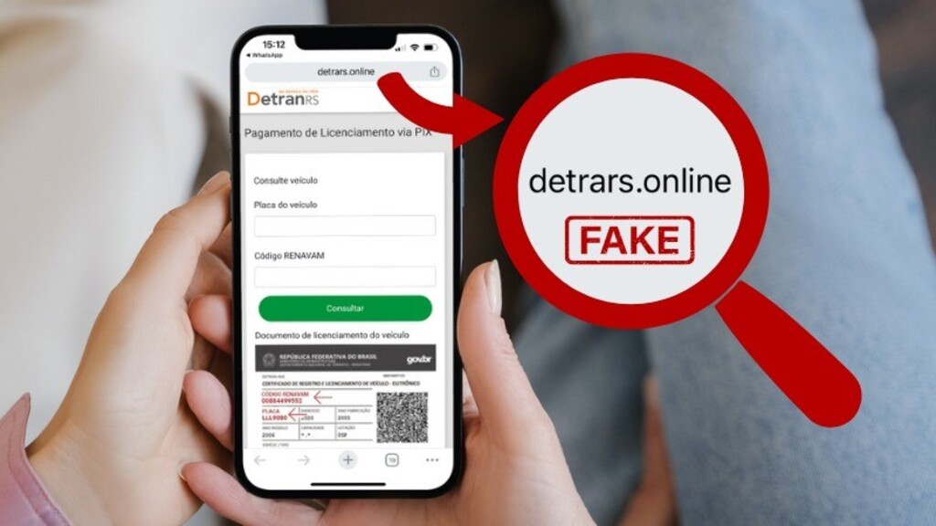 título imagem DetranRS e Sefaz alertam para sites falsos de pagamento do IPVA