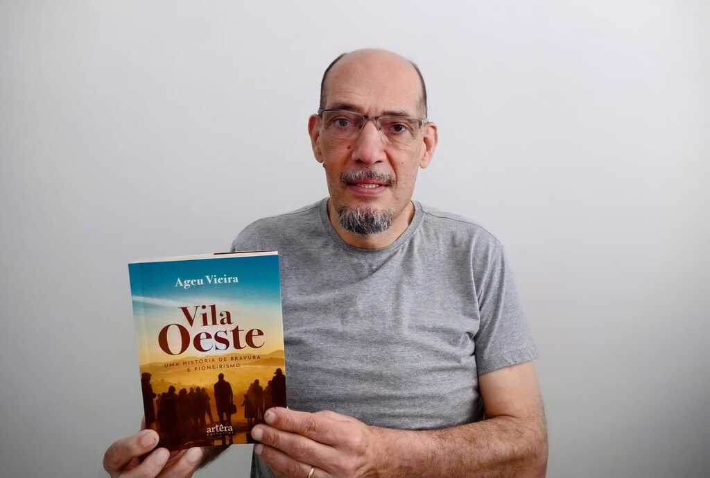 Ageu Vieira lança livro “Vila Oeste: uma história de bravura e pioneirismo”