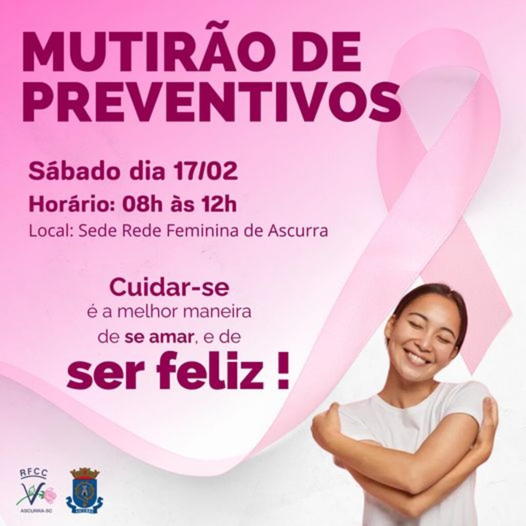 Mutirão de preventivos contra o câncer de mama, na RFCC de Ascurra!