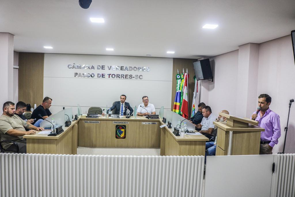 CÂMARA DE PASSO DE TORRES REALIZA  A 1ª SESSÃO ORDINÁRIA DE 2024