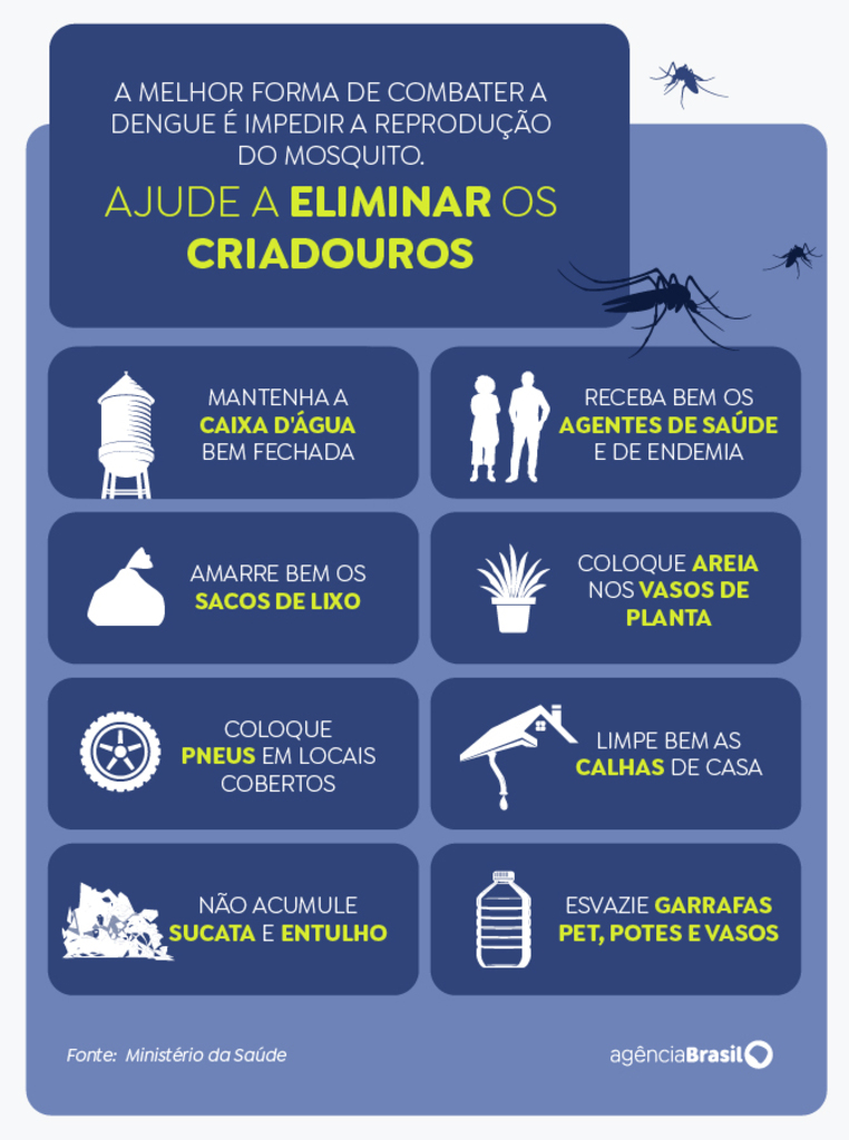 Brasil ultrapassa meio milhão de casos prováveis de dengue