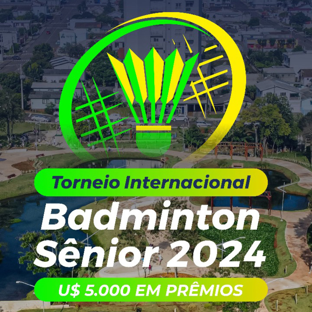 Torneio Internacional de Badminton Sênior é realizado em São Miguel do Oeste