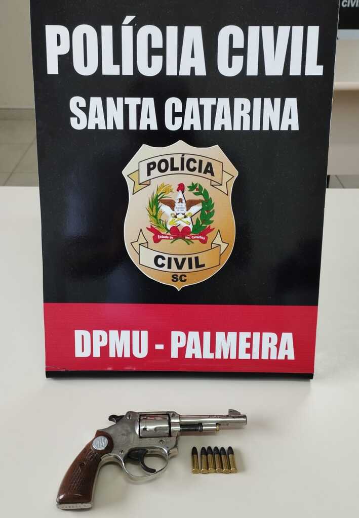  Polícia Civil apreende arma de fogo no município da Palmeira