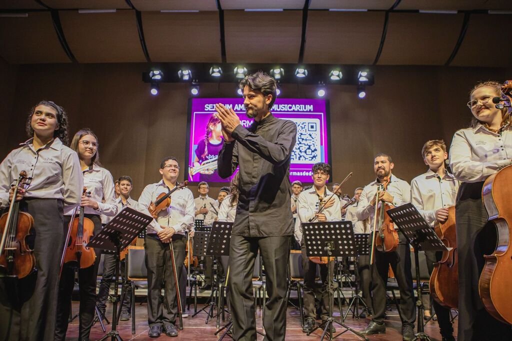 Estreia da Orquestra Jovem Musicarium ocorre nesta  quarta, dia 21, com apresentação gratuita