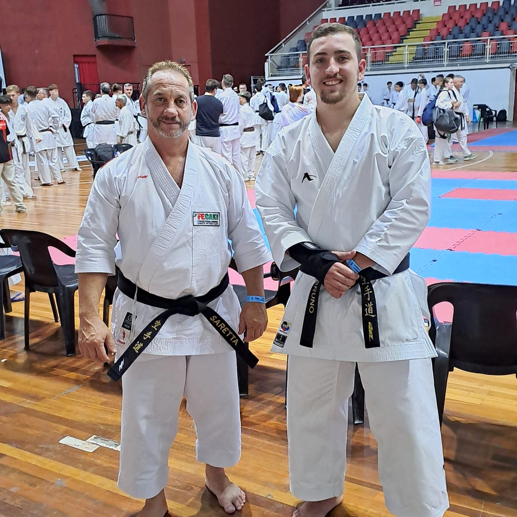 Saretta e Sensei Bruno fazem curso em Joinville para Credenciamento Técnico das Competições da Fesporte