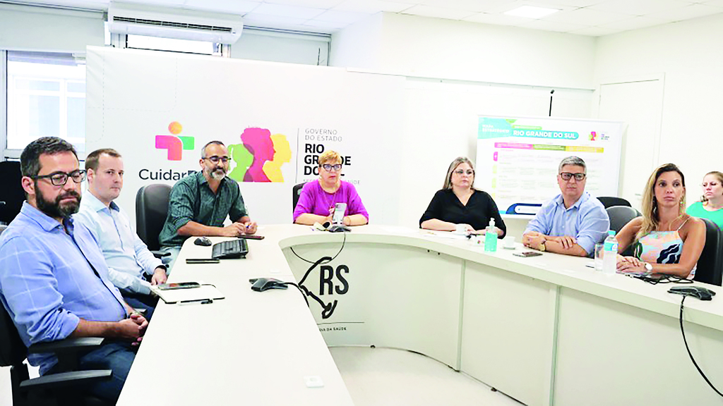 Autor desconhecido - Ascom RS - A reunião reuniu gestores das cidades do Estado de forma online.