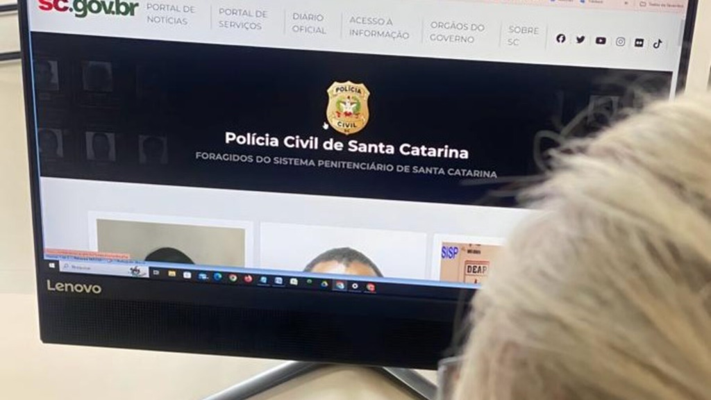 Preso um dos criminosos listados entre os mais procurados no Portal Foragidos de Santa Catarina