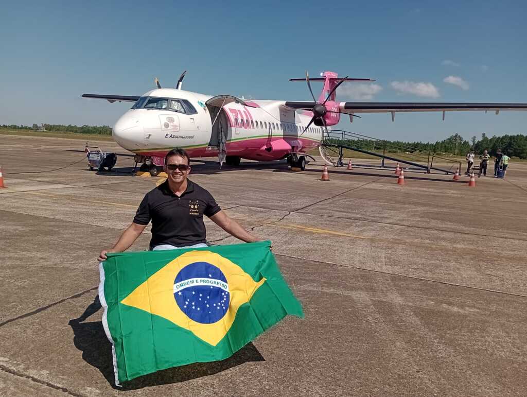 Paratleta Denilson Souza embarca rumo à Ásia para sua primeira competição internacional