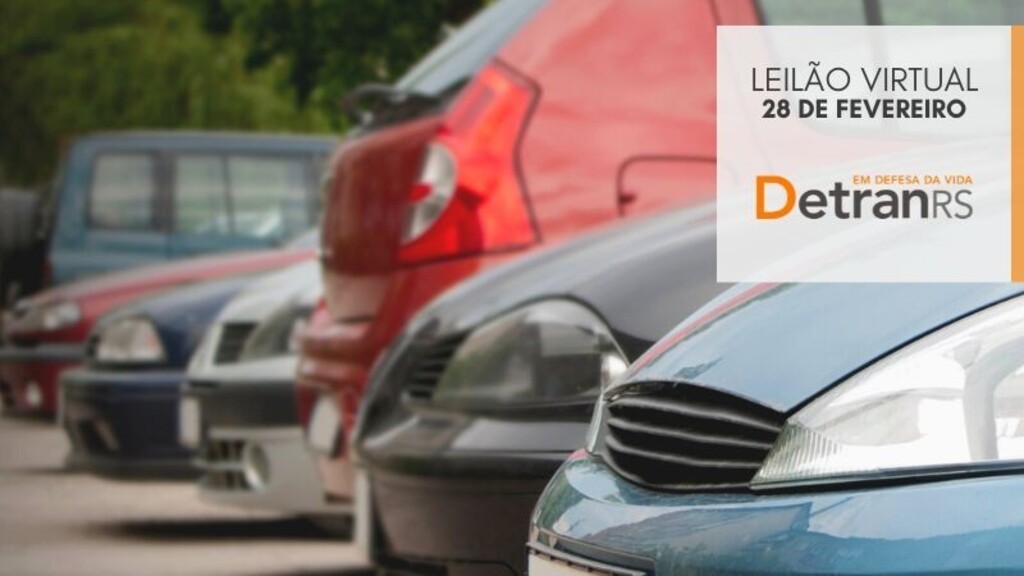 Divulgação Detran - Na ocasião, serão ofertados 194 veículos aptos à circulação, que podem ser arrematados pelo público em geral, e 156 sucatas, disponíveis para Centros de Desmanches de Veículos (CDVs) credenciados à autarquia