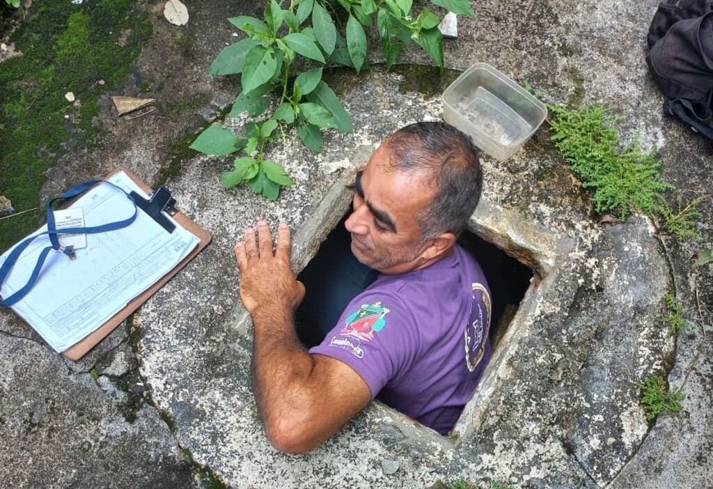 Divulgação - Na foto, o agente de controle de endemia José Donisete Kepp.