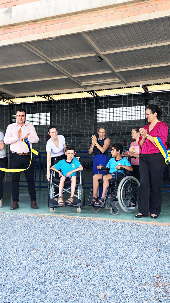 Prefeitura de Zortéa inaugura ginásios de esportes e sala de informática nos Grupo Escolares Municipais