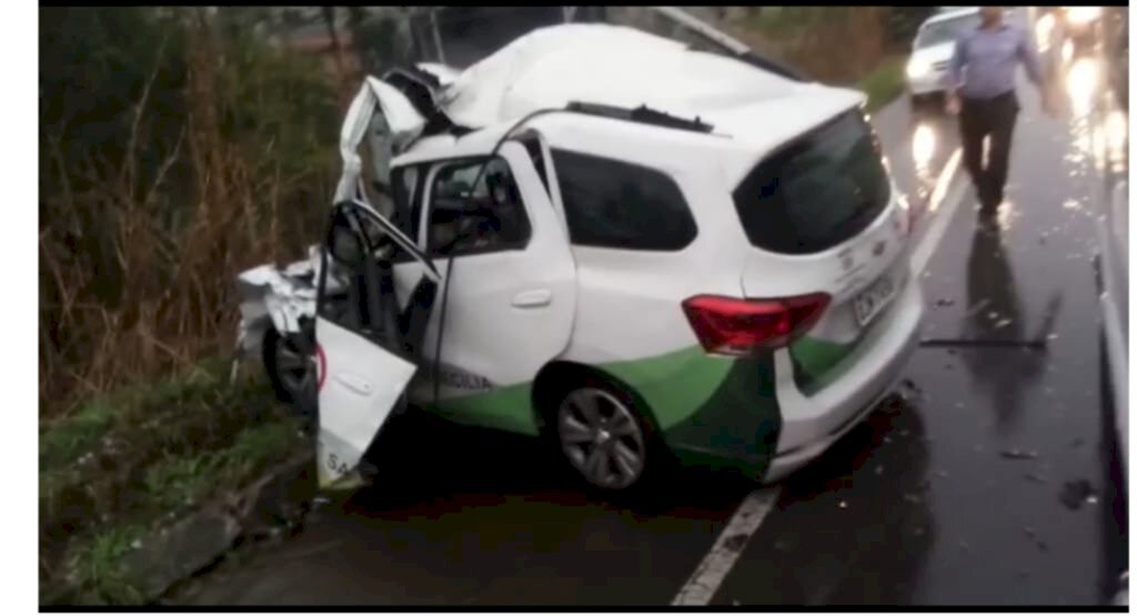 Moradores da serra catarinense morrem em acidente no Norte do Estado