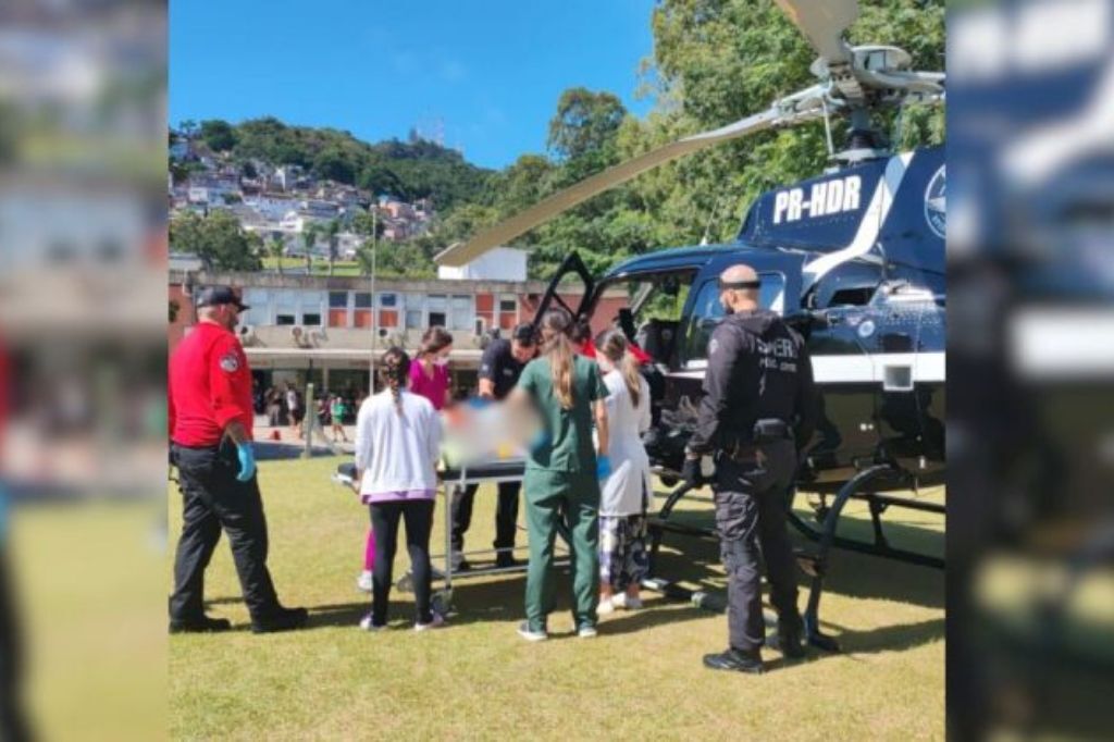 Trailer de circo pega fogo e três crianças ficam gravemente feridas no Sul de SC