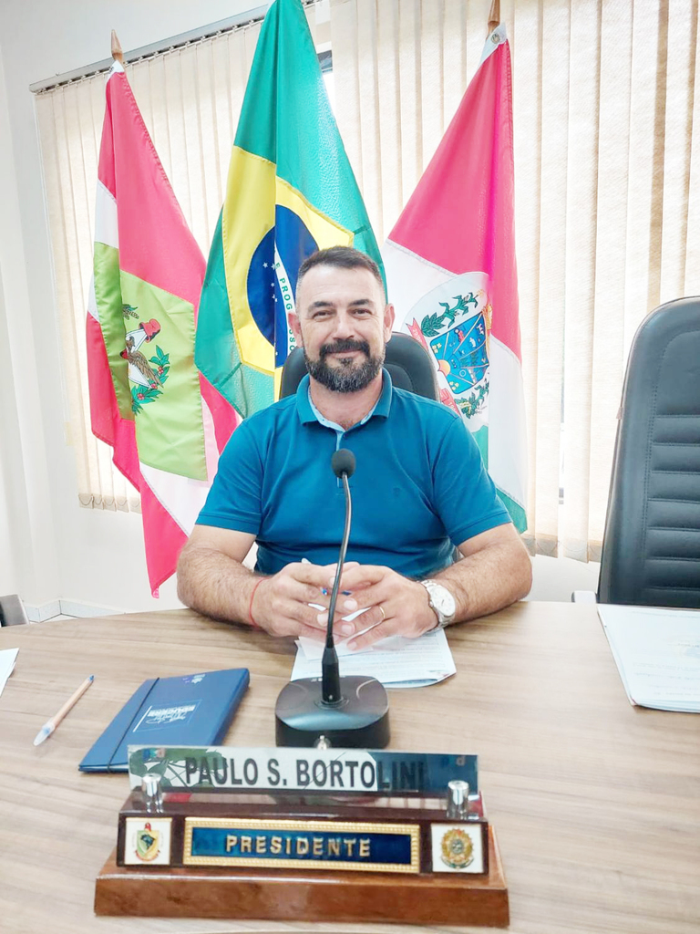 Paulo Sérgio Bortolini comandará os trabalhos do Legislativo deste ano