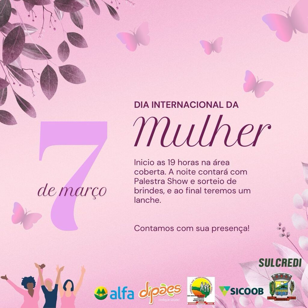 Paraíso celebra o Dia Internacional da Mulher com evento especial