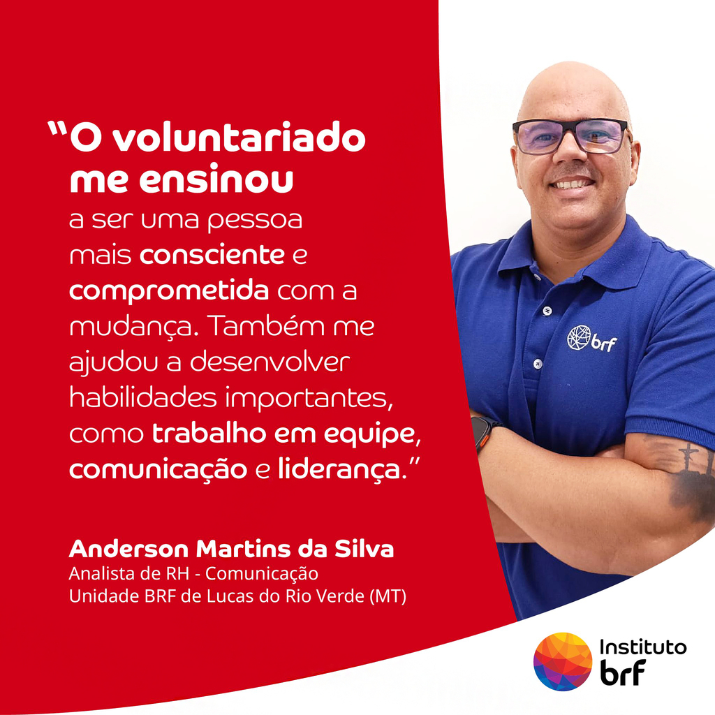 Instituto BRF e seu Voluntariado Transformador