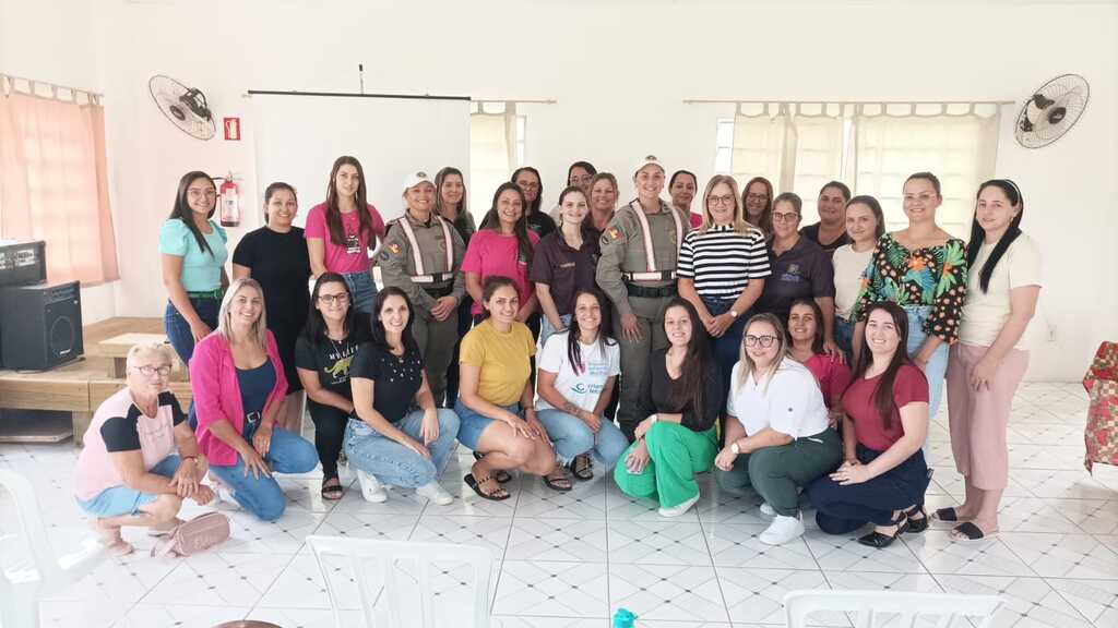 GRUPO RODOVIÁRIO DE TORRES REALIZOU PALESTRA ALUSIVA AO DIA INTERNACIONAL DA MULHER EM MAMPITUBA