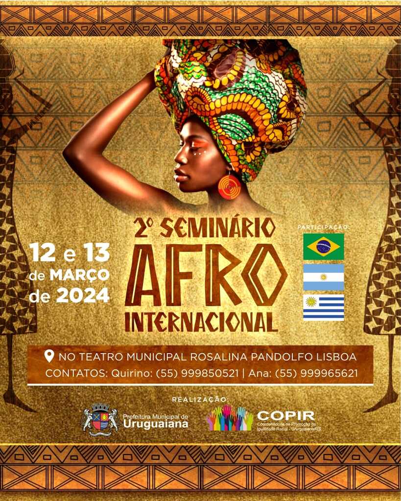 Confira a programação do 2º Seminário Afro Internacional