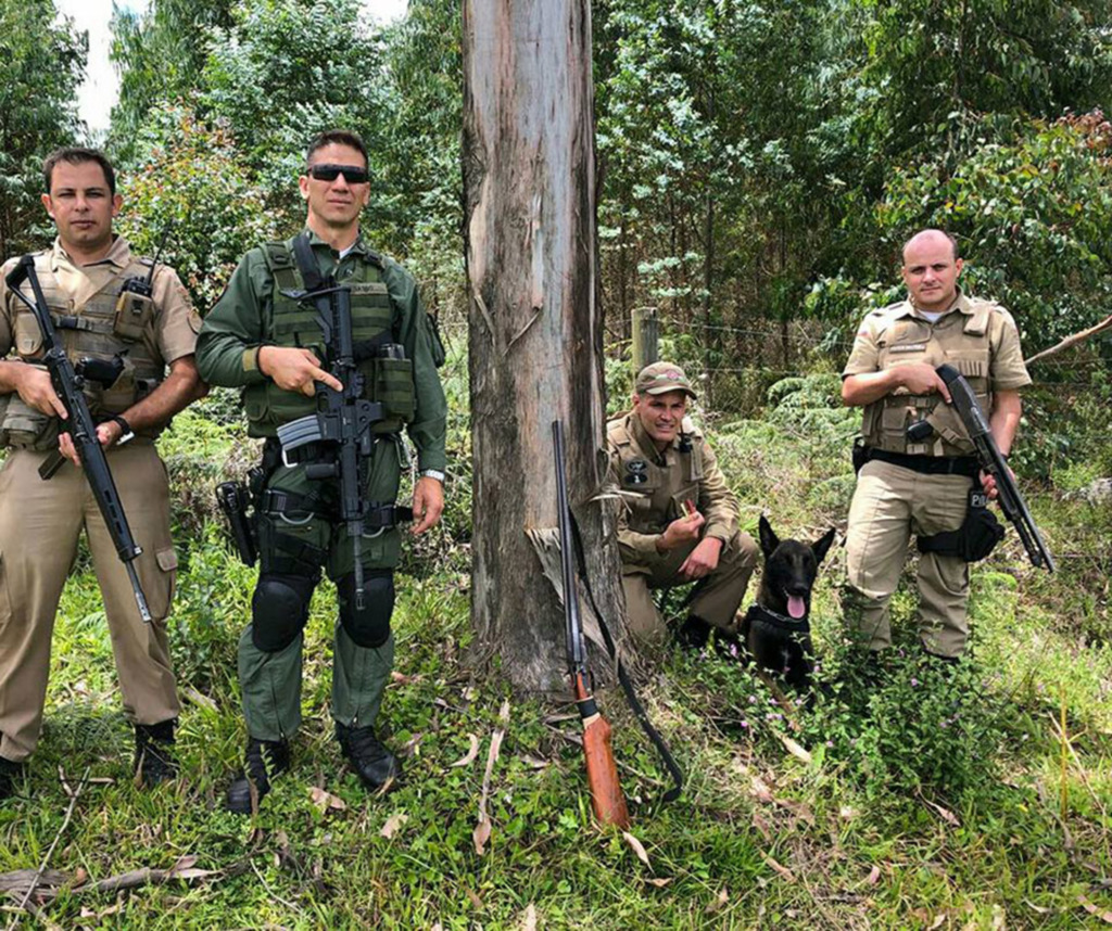 PM apreende arma de fogo em Otacílio Costa