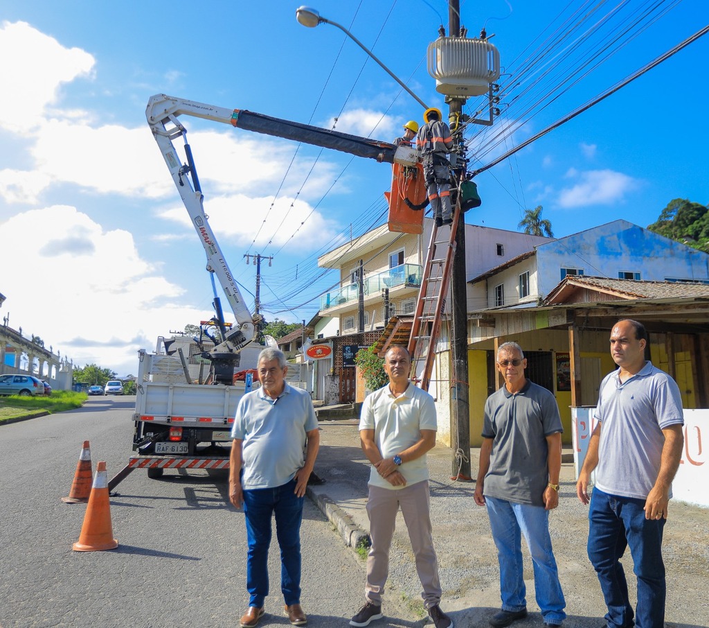 22 ruas de São Francisco do Sul receberão iluminação em LED pelo programa de Eficiência Energética