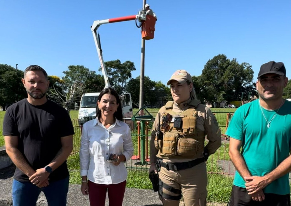 SOMBRIO REFORÇA SEGURANÇA COM A INSTALAÇÃO DA VIGÉSIMA SÉTIMA CÂMERA DE MONITORAMENTO
