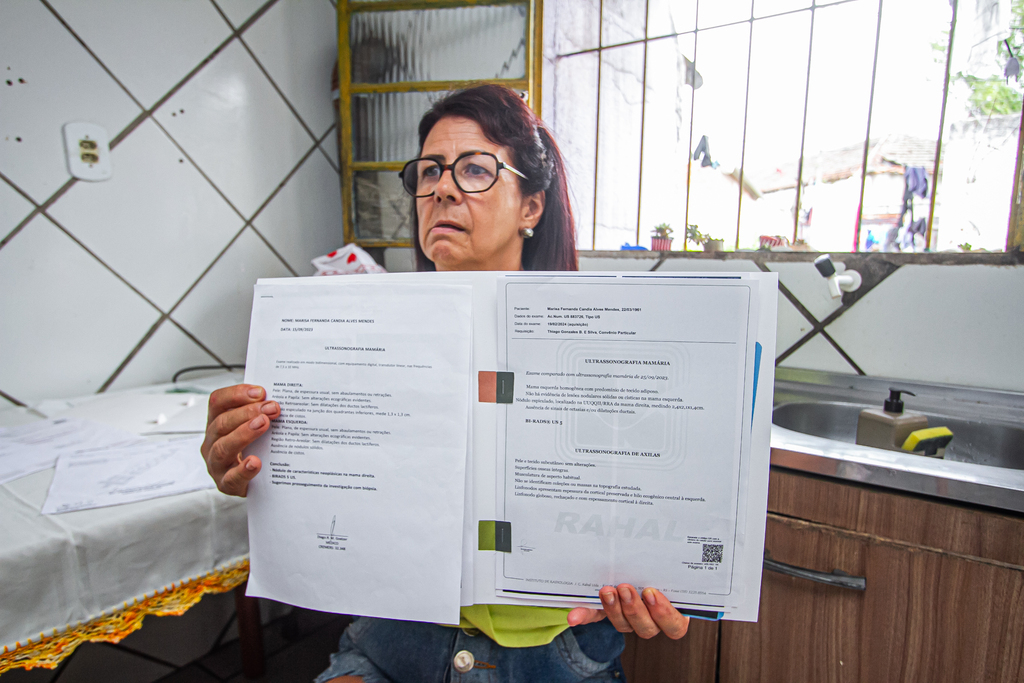 Seis meses após diagnóstico de câncer  de mama, mulher ainda espera pelo início do tratamento