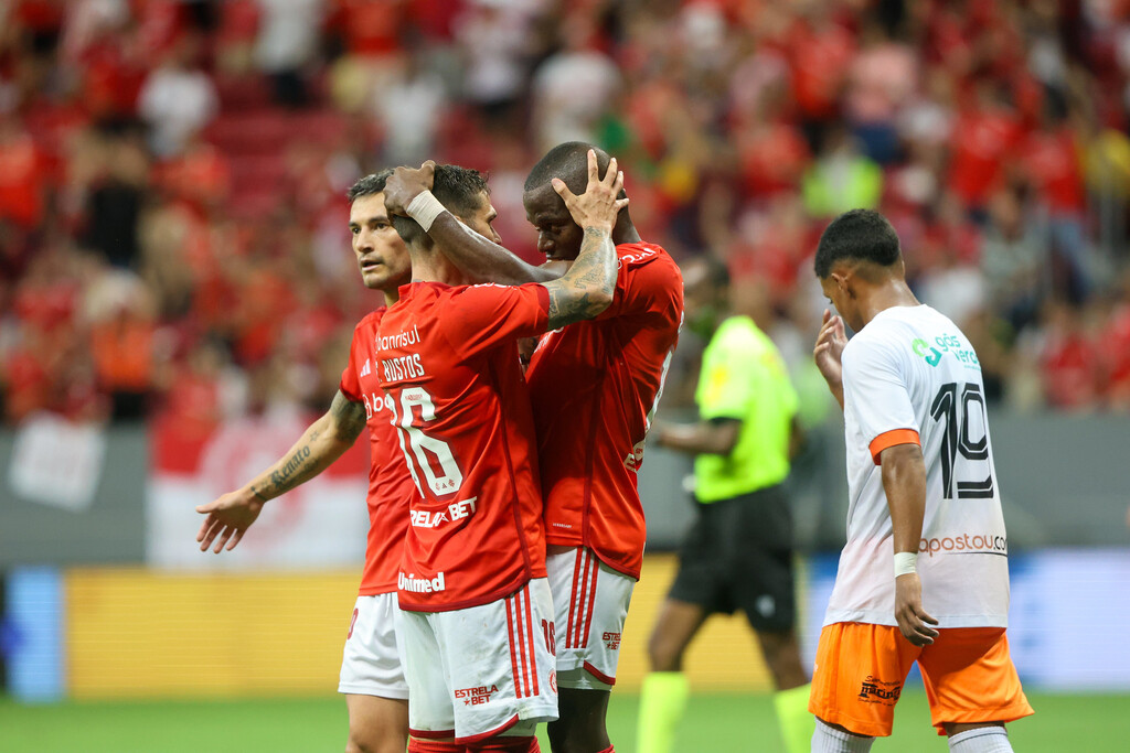 Foto: Ricardo Duarte - Inter - Segundo tento foi marcado pelo equatoriano após assistência de Bustos (foto)