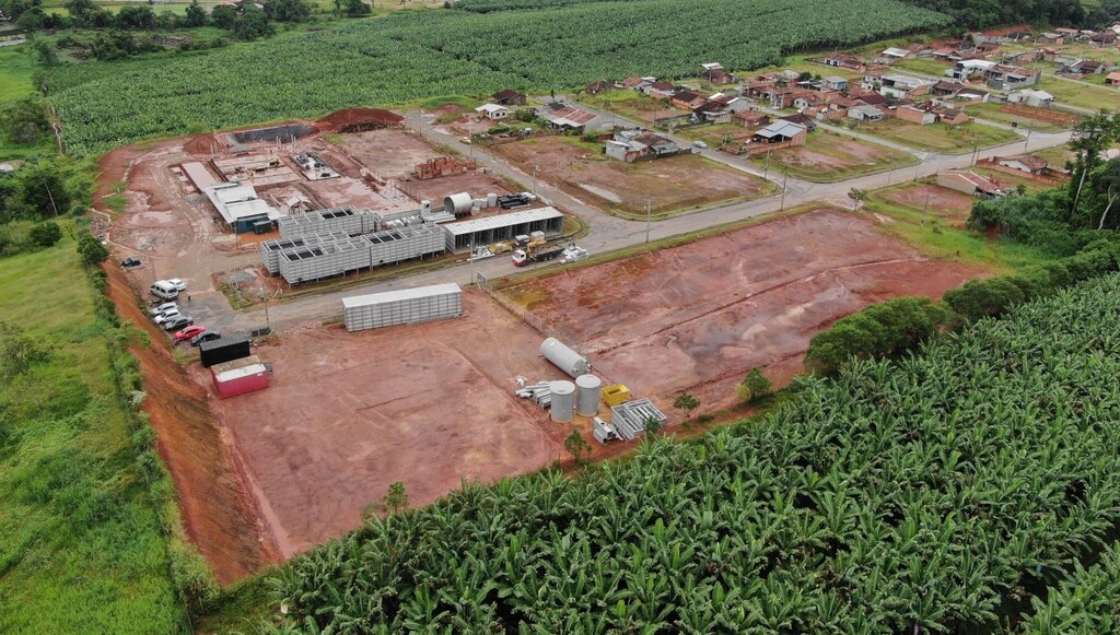 CASAN avança na construção de nova Estação de Tratamento de Água em Araquari