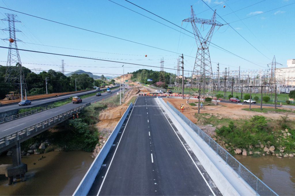  - Liberada a nova ponte na BR-101 entre Tubarão e Capivari