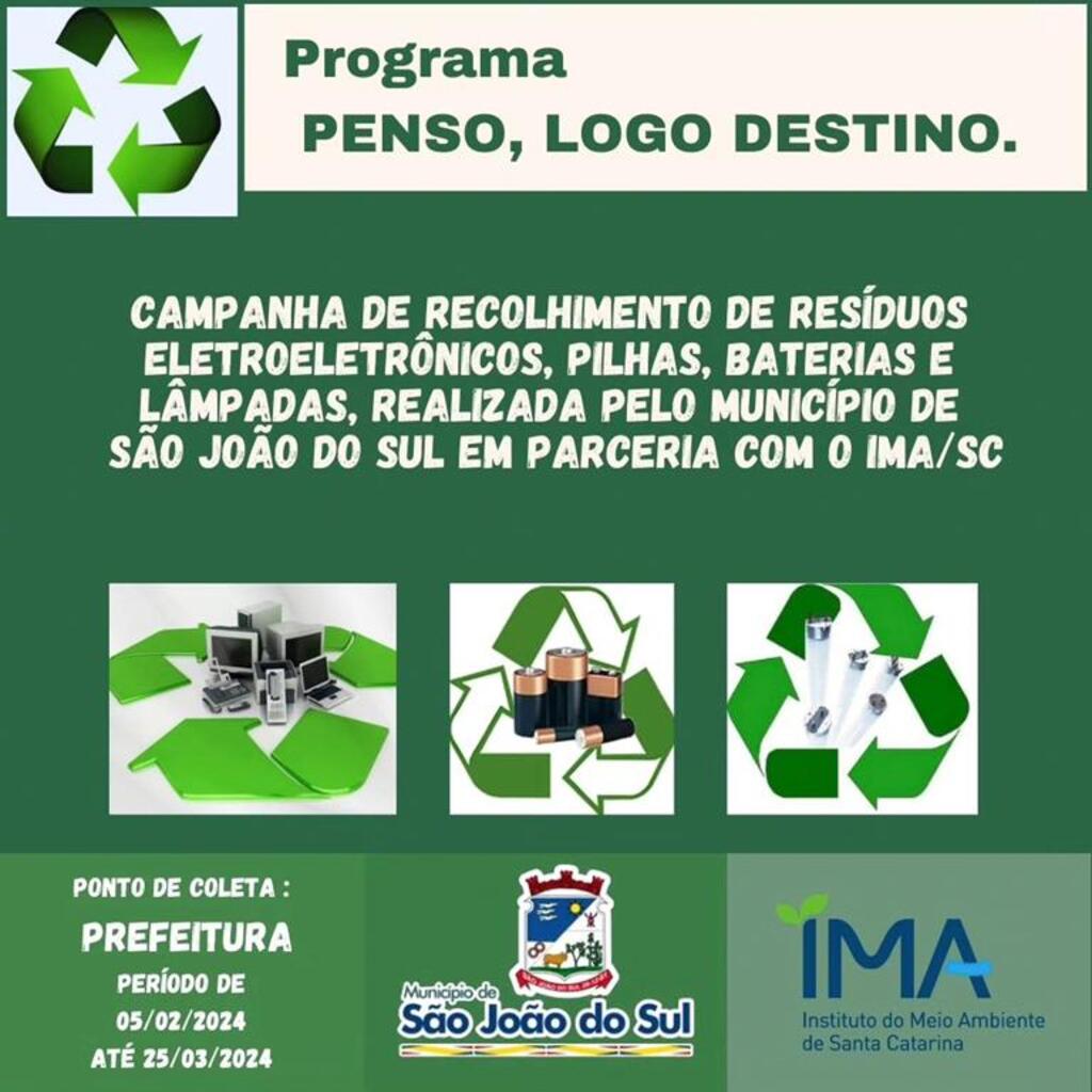 PROGRAMA  “PENSO, LOGO  DESTINO” ESTÁ  SENDO EXECUTADO