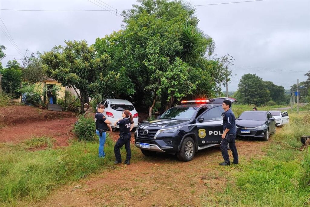 Foto: Polícia Civil - Mandados foram cumpridos nos bairros Santos, Lili e área Industrial de São Sepé