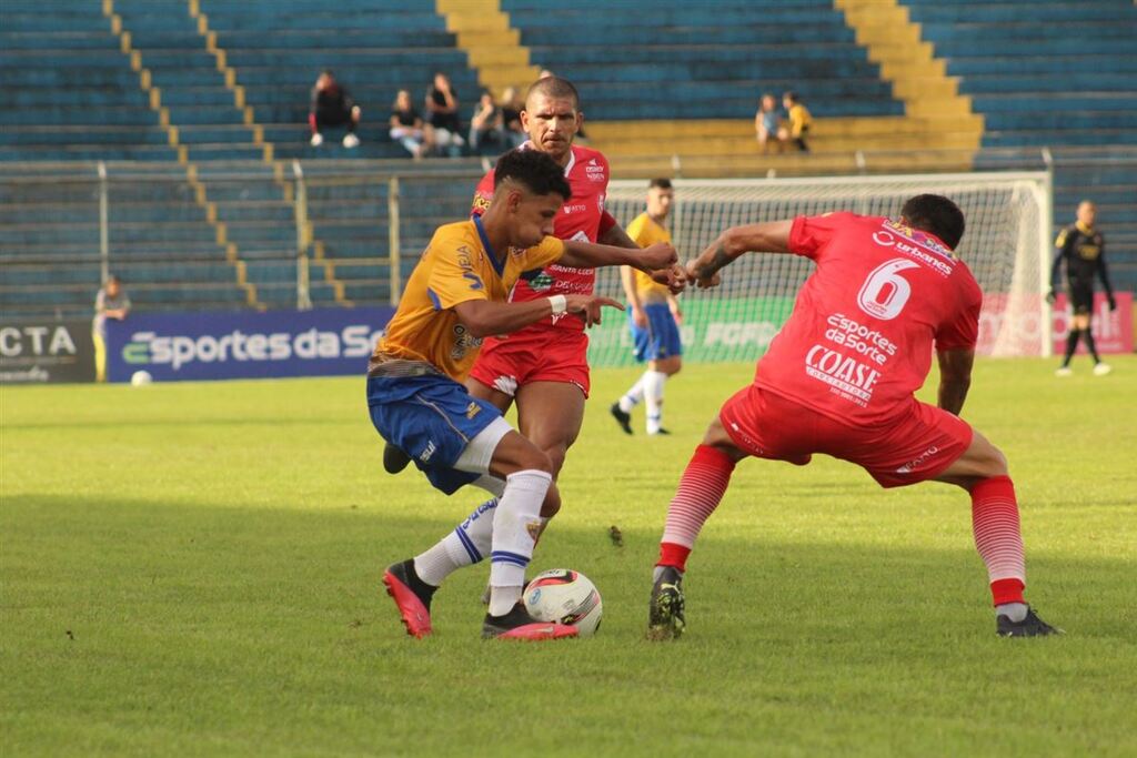 Foto: Lucas Canez (Pelotas) - Pelotas e Inter-SM devem jogar com portões fechados na rodada inaugural da Divisão de Acesso