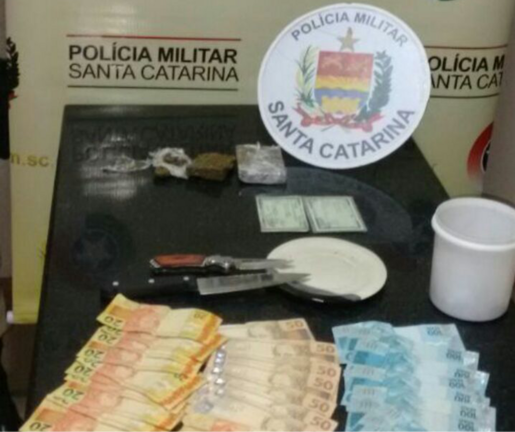 Polícia Militar prende três por tráfico de drogas em Otacílio Costa