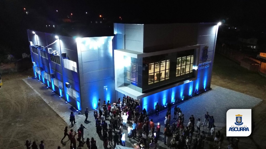 Ascurra inaugura Centro Integrado de Educação no Parque Per Tutti