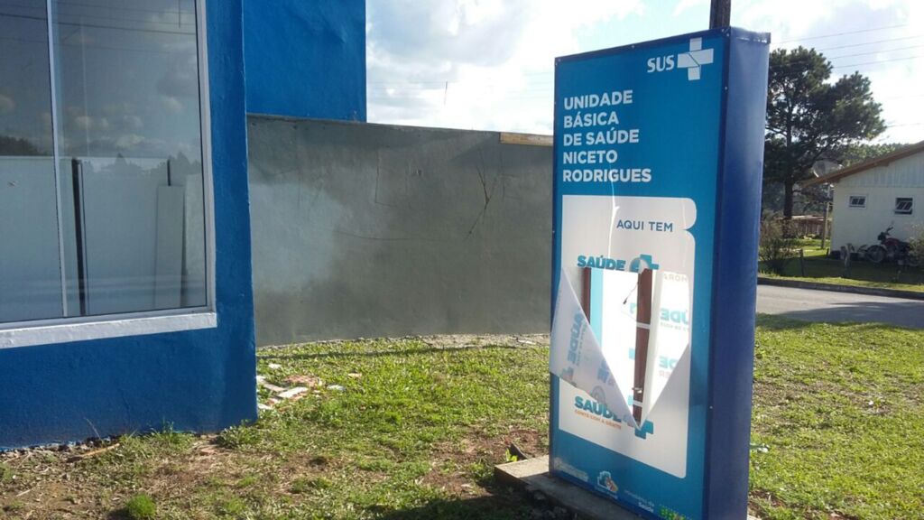 Unidade Básica de Saúde é alvo de possível ato de vandalismo