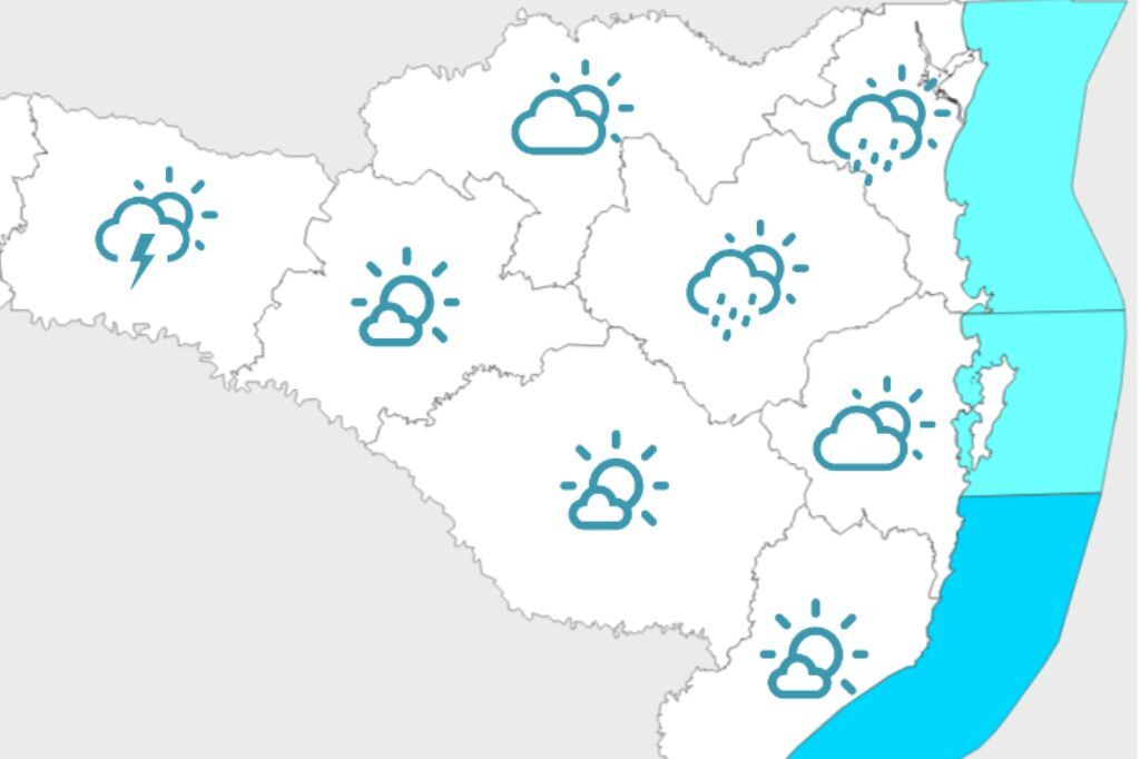 Confira a previsão do tempo para o final de semana