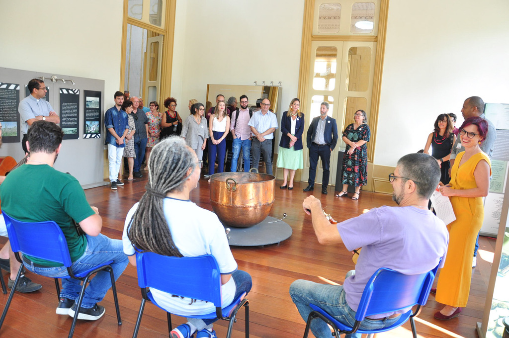 Kátia Dias - UFPel - DP - Evento contou com a presença da reitora da Universidade, Isabela Fernandes Andrade, do Presidente do IPHAN, Leandro Gross, entre outros