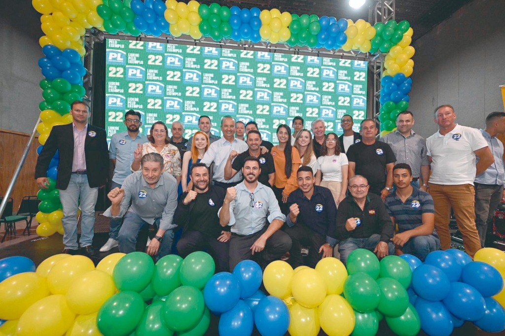 Otacilienses participam do Encontro do Partido Liberal em Lages  Evento fortalece compromisso com Santa Catarina