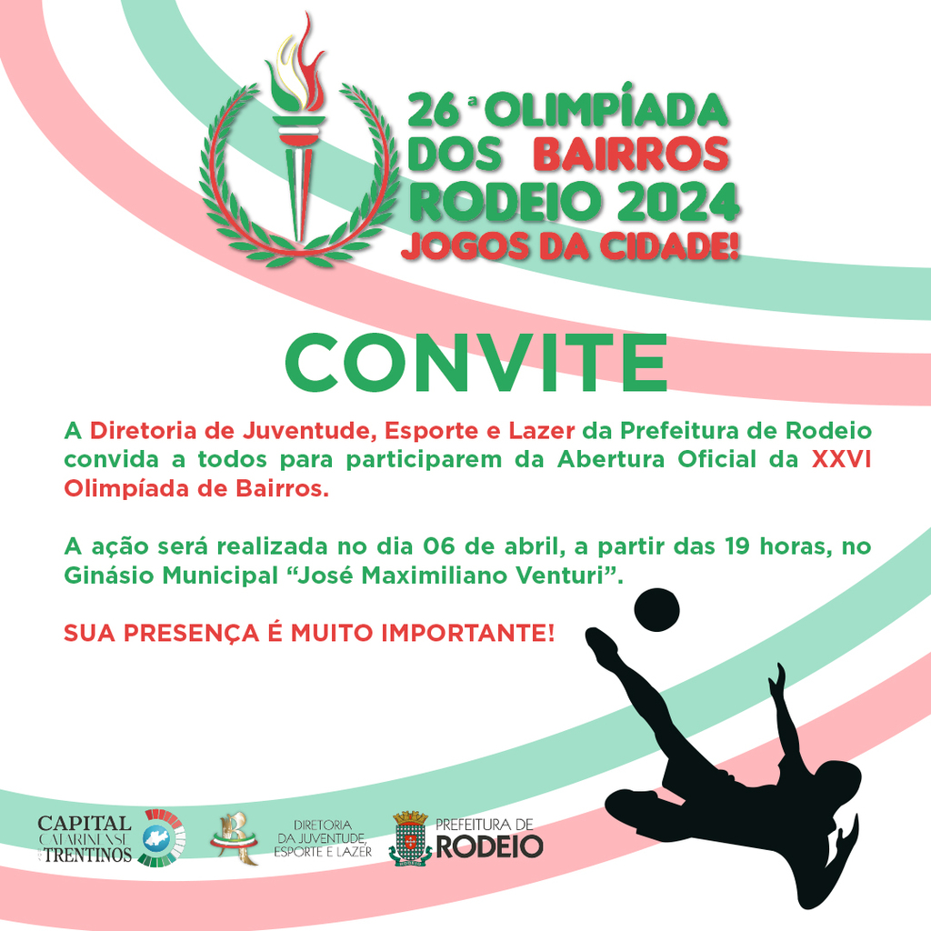 Abertura Oficial da 26º Olimpíadas dos Bairros